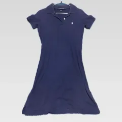 POLO RALPH LAUREN(ポロラルフローレン) pk カラー ミニワンピース ネイビー