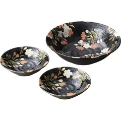 宇野千代 花和み 香物鉢揃 (272504)