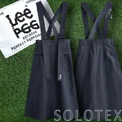 PGG by PEARLY GATES × Lee  パーリーゲイツ ゴルフ リー 別注 無縫製圧着 SOLOTEX リサイクルポリデニム サスペンダー付き スカート ジャンパースカート ウェア 269-2134306 定価4.1万 ▲034▼50925w12