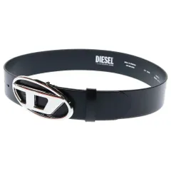 DIESEL クロスボーンバックル ウッォシャブルレザーベルト CM85 加工 DIESEL クロスボーンバックル ウッォシャブルレザーベルト CM85 加工