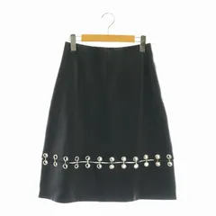 ティビ tibi レザー パンチング スカート ミディアム フレア 2 ブラック系 /SS ■OSのサムネイル