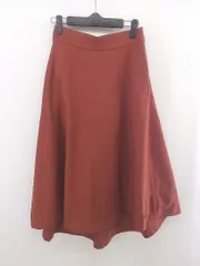 ◇ green label relaxing UNITED ARROWS ロング フレア スカート サイズ38 ブラウン系 レディース P  【1303310009091】