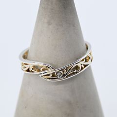 新品仕上げ】美品 90's オールドグッチ GUCCI HEAVY BAND G RING