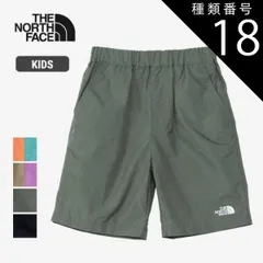 種類18：KV/150 ザ・ノース・フェイス キッズ ショートパンツ THE NORTH FACE NBJ42430 クラスファイブショート CLASS V SHORT 水陸両用 UVカット 撥水 海 川 水遊び 100cm - 150cm ブラック グリーン