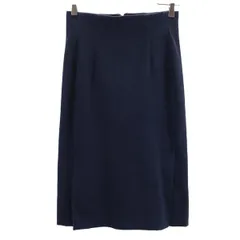 オープニングセレモニー 日本製 スカート M ネイビー系 OPENING CEREMONY バックジップ レディース 【中古】  【230810】