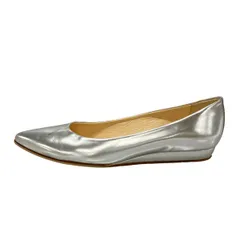 ✨極美品✨ ファビオルスコーニ シルバー パンプス フラットシューズ 結婚式 ファビオルスコーニシルバーフラットパンプス