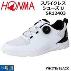 ホンマ ダイヤル式 スパイクレスシューズ U WHITE/PINK 23.5cm