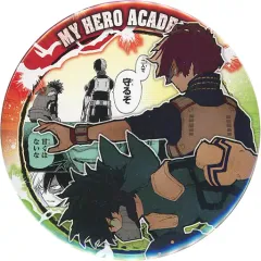 【中古】バッジ・ピンズ 緑谷出久＆轟焦凍(二人を守るぞ) 「僕のヒーローアカデミア展 DRAWING SMASH コレクション缶バッジBIG 最強コンビVer.」