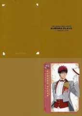 【中古】原画イラストボード TVアニメ『黒子のバスケ』＆アニメイトカフェ 台紙付きトレーディングポートレート 火神