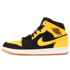 新品 NIKE ナイキ AIR JORDAN 1 MID NEW LOVE (554724-035) 2017年 エアジョーダン 1 ミッド ニューラブ ブラック バーシティメイズ サイズ：US10 28.0cm スニーカー