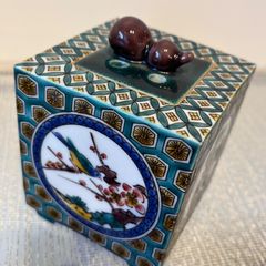 韓国 銀胎七宝 葡萄文 宝石箱 SILVER - メルカリ