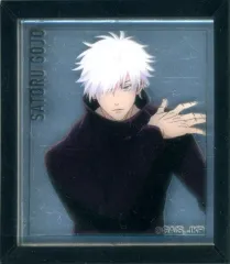 【中古】雑貨 五条悟(背景シルバー) 「呪術廻戦 大交流展 at baseyard tokyo トレーディング フレームマグネットミラー 大交流展イラスト」