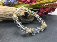 パワーストーン ブレスレット ローズクォーツ&クラック水晶 天然石 8mm（シルバー）レディース 女性  数珠ブレス 開運 プレゼント ギフト  [n]