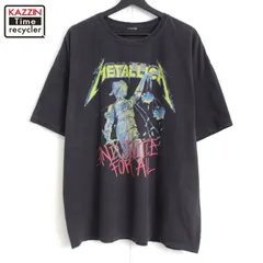 00s メタリカ Metallica 両面プリント バンドＴシャツ メンズ XLサイズ相当 ビッグサイズ オーバーサイズ