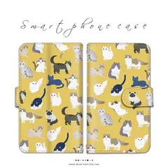 AQUOS R5G スマホケース ねこ柄 マグネット式 ベルトタイプ 手帳型 携帯ケース ストラップホール付き カードスロット スタンド機能