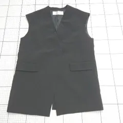 ◇ Θ アーバンリサーチ シンプル系 ノースリーブ ジレベスト サイズF ブラック系 レディース E  【1507280008973】