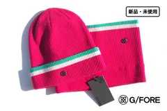 新品｜未使用｜ジーフォア｜G/FORE｜カシミヤニットワッチ＆ネックウォーマー｜UNISEX CASHMERE KNIT ACC｜ピンク