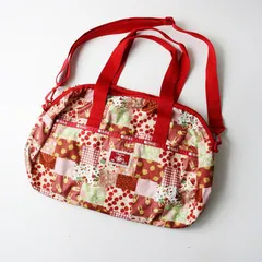 レスポートサック LeSportsac × ピンクハウス PINK HOUSE コラボボストンバッグ ｜レッド ショルダーバッグ【2400014627459】