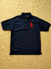 Polo Ralph Lauren ネイビー ポロシャツNEW YORK 短丈 POLO By RALPH LAURENポロシャツ ネイビー 短丈 - メルカリ