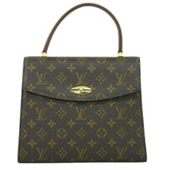 本物 ルイヴィトン LOUIS VUITTON LV マルゼルブ モノグラム ハンドバッグ ブラウン M51379 Marselbu ビトン バッグ 中古 【フォロー割】