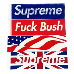 SUPREME シュプリーム Box Logo Sticker ボックスロゴ ステッカー4枚 初期 ペンボックス FUCK BUSH パトリオット ロンドン 正規品 / 40623