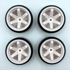 ドリフトラジコン用ホイールセット ラジコンドリフト 用タイヤホイールセット中古ジャンク品