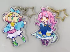 【中古】キーホルダー [単品] ユナ＆ノエラ アクリルキーホルダー2種セット 「PS4/Switchソフト 役づくりパズル ゆめいろユラム ファミ通DXパック」 同梱特典