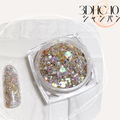 ラメホロパウダー/3DHC-10/シャンパン