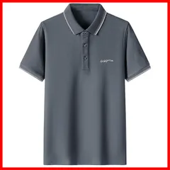 【人気商品】[OKJCON] ポロシャツ メンズ 半袖 夏 薄手 無地 おしゃれ ビジネス カジュアル ゆったり 大きいサイズ