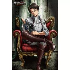 激レア】進撃の巨人 リヴァイ・アッカーマン ビジュアルアートポスター 