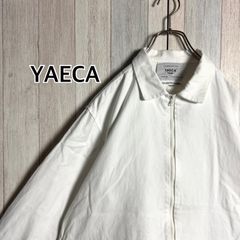 日本製 YAECA ヤエカ コットンジップジャケット ホワイト L