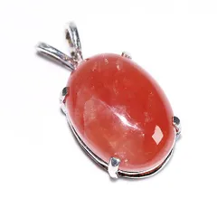  〔J353-1〕愛の輝石★アルゼンチン産 高品質 インカローズ（ロードクロサイト）ペンダントトップ【ランダム発送】