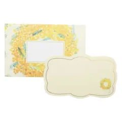 【メール便】グリーティングカード イノウエエリコ ミニメッセージカード ミモザのリース