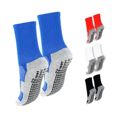 [753japan] サッカー ソックス ジュニア スポーツ 滑り止め 足首サポート 子供 キッズ 靴下 19cm-24cm フットサル テニス バスケ (黒 19cm-24cm) [ブラック 19cm-24cm] [19.0 cm]