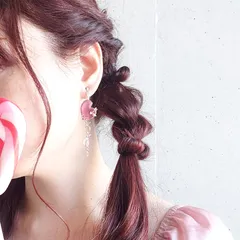 推し活 アクセサリー 概念グッズ イヤリング 痛くない ハート おしゃれ 大ぶり レディース 【 ハートウイング ピンク 】