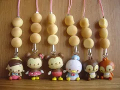 ♯Exa15Kzディズニーコロロンボーロフィギュアストラップ2全6種