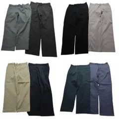 古着卸 まとめ売り ディッキーズ Dickies 874 ワーク パンツ 8枚セット (メンズ 38 ) チノパン ブラック ネイビー 中古 古着 NB1571