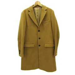 グローバルワーク チェスターコート ロングコート アウター ケープメリノウール メンズ Mサイズ ベージュ GLOBAL WORK 【中古】