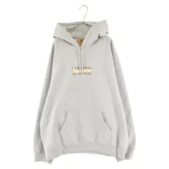 SUPREME (シュプリーム) 22SS×Burberry Box Logo Hooded Sweatshirt バーバリー ボックスロゴフーデッドスウェットシャツ パーカー グレーのサムネイル