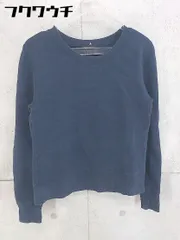◇　URBAN　RESEARCH　ROSSO　アーバンリサーチ　ロッソ　裏起毛　長袖　トレーナー　サイズF　ネイビー　レディース 【中古】 【1104010007185】のサムネイル