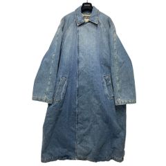BALENCIAGA バレンシアガ 品番 2019 600286 裏地ボア デニムコート ジャケット ブルー サイズ 44 正規品 / 36427