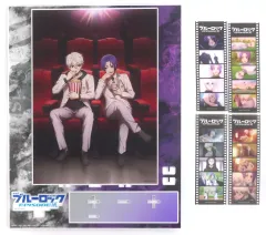 【中古】グッズセット 凪誠士郎＆御影玲王 描き下ろしイラスト使用ジオラマ風アクリルスタンド＆場面写真使用コマフィルム風クリアカード 「Blu-ray 劇場版ブルーロック -EPISODE 凪- 特装限定版」 A-on STORE有償特典