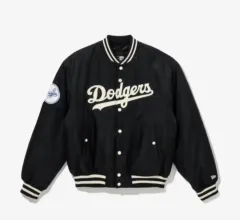 Dodgers ドジャース　ロゴ　ナイロンジャケット　LA スタジャン Mitchell & Ness LA DODGERS ドジャース スタジャン ジャンパー