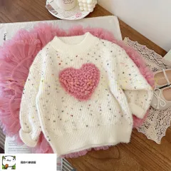 ニットセーター セーター キッズ ラウンドネック 秋 冬 女の子 可愛い 暖かい 子供服 女の子秋子供服 キッズ服・ベビー服 プレゼント 内祝い 幼稚園 保育園 通園 グッズ 秋冬 キッズ 中厚 供服 男の子 ニット