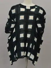 イッセイミヤケ HaaT ISSEY MIYAKE チュニック 藍染め 2サイズ ブラック レディース j_p F-L7066のサムネイル