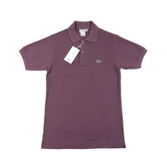 タグ付き オールドモデル CHEMISE LACOSTE ラコステ フレラコ L1212 半袖ポロシャツ Lサイズ フランス製 パープル