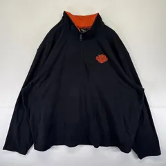 USA製　ハーレーダビッドソン　ハーフジップスウェットトレーナー　L　ブラック 楽天市場】HARLEY DAVIDSON ハーレーダビッドソン ハーフジップ