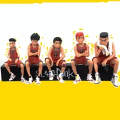 モデル玩具 車の装飾 流川楓 三井寿 アニメフィギュア 宮城リョータ 桜木花道 約8cm フィギュア スラムダンク 全5種 Denyeet