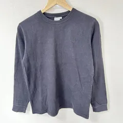 (^w^)b THE NORTH FACE ザノースフェイス クルーネック 長袖Tシャツ カットソー ロンＴ トップス コットン 綿100% ロゴ刺繍 シンプル 無地 デイリー タウンユース アウトドア ブラック 黒 メンズ サイズM