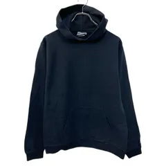 Champion 無地 スウェット パーカー XL ブラック チャンピオン 裏起毛 袖ワンポイントワッペン 古着卸 アメリカ仕入 a709-5599